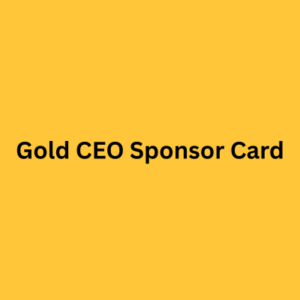 Gold CEO Sponsor Card